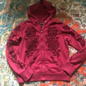 Lucky Brand Embroidered Hoodie